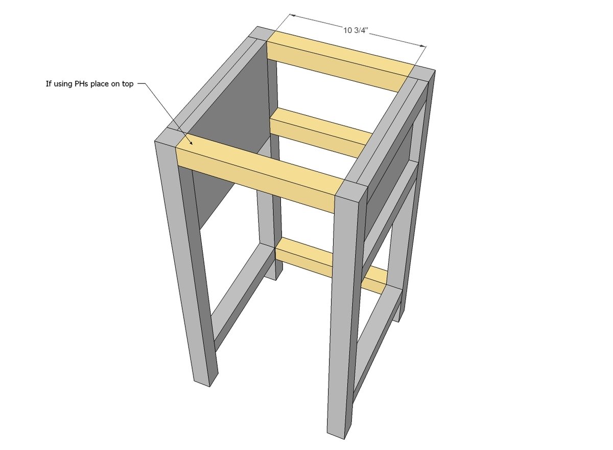 Mini Farmhouse Bedside Table — step 3