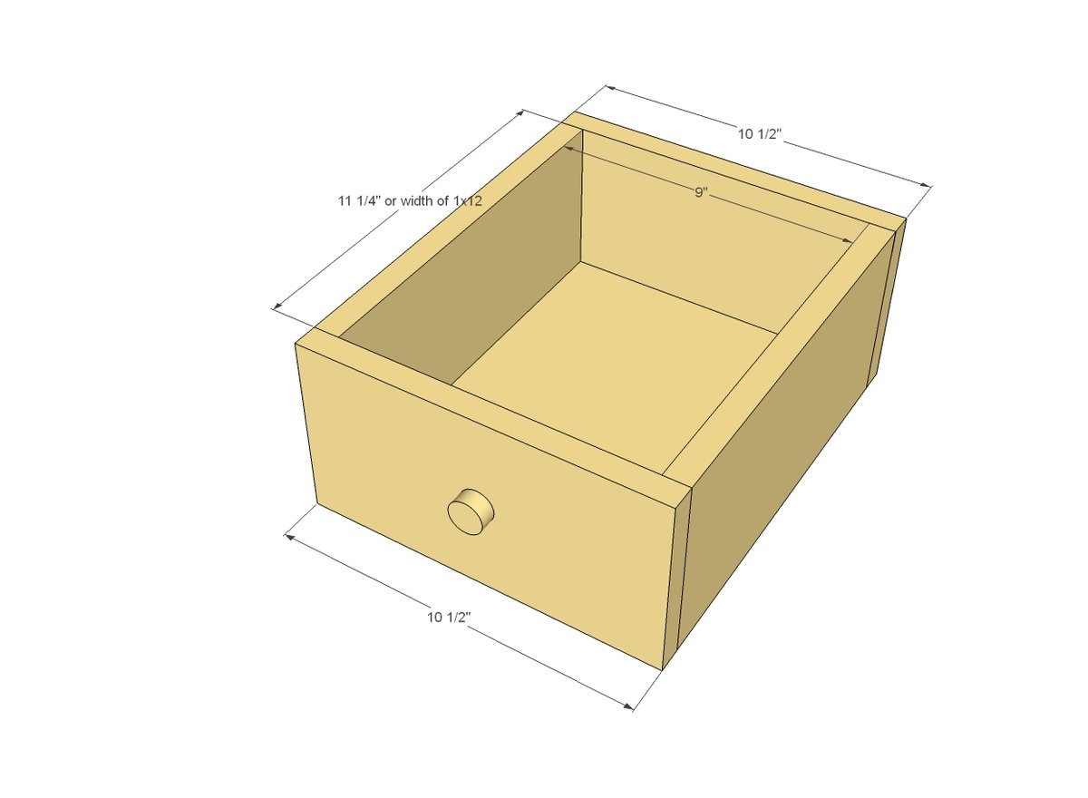 Mini Farmhouse Bedside Table — step 6