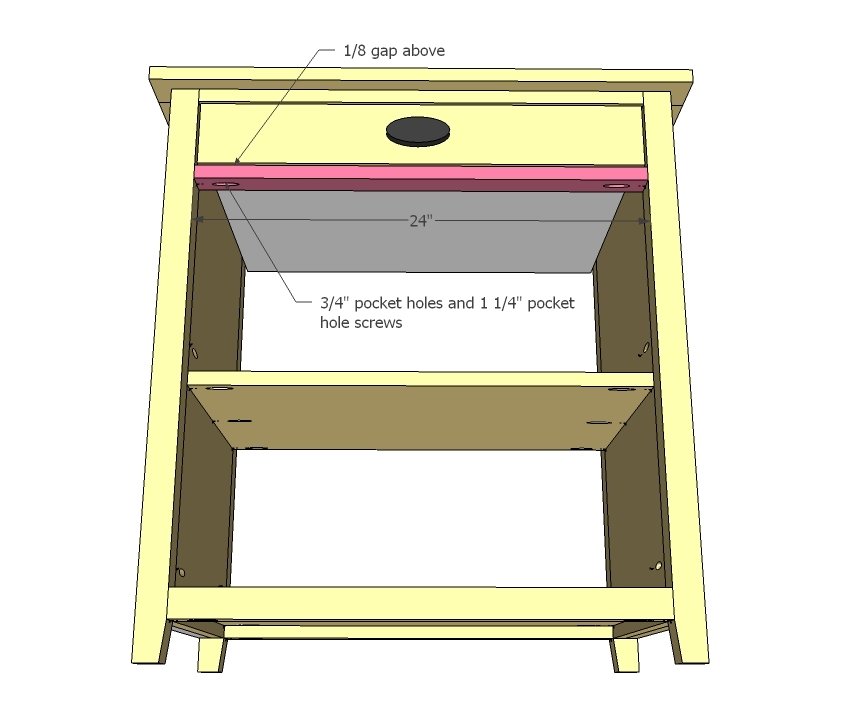 Mini Fridge Snack Cabinet — step 11