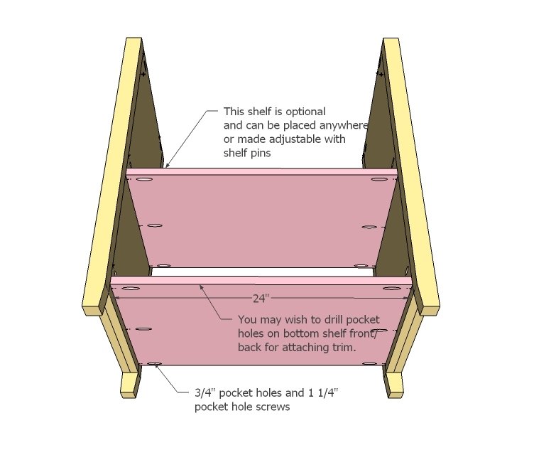 Mini Fridge Snack Cabinet — step 3