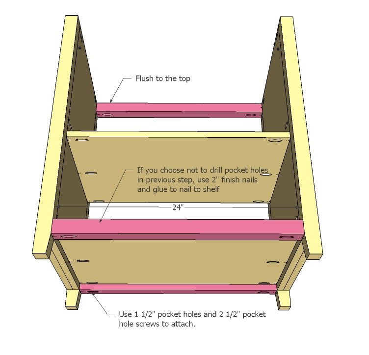 Mini Fridge Snack Cabinet — step 4