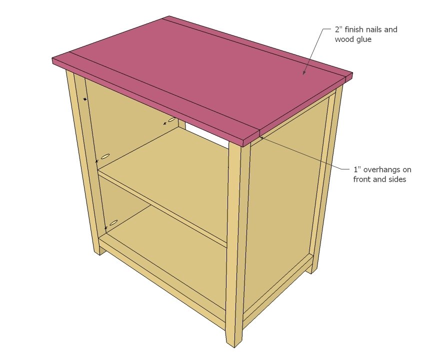 Mini Fridge Snack Cabinet — step 7