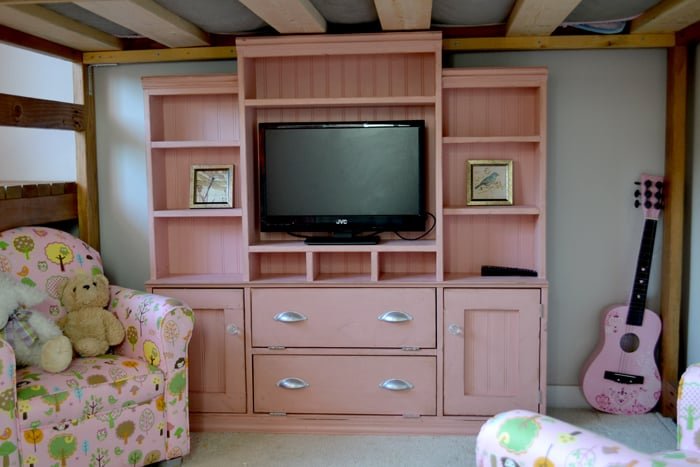 Mini Media Wall for Playhouse or Kids Room