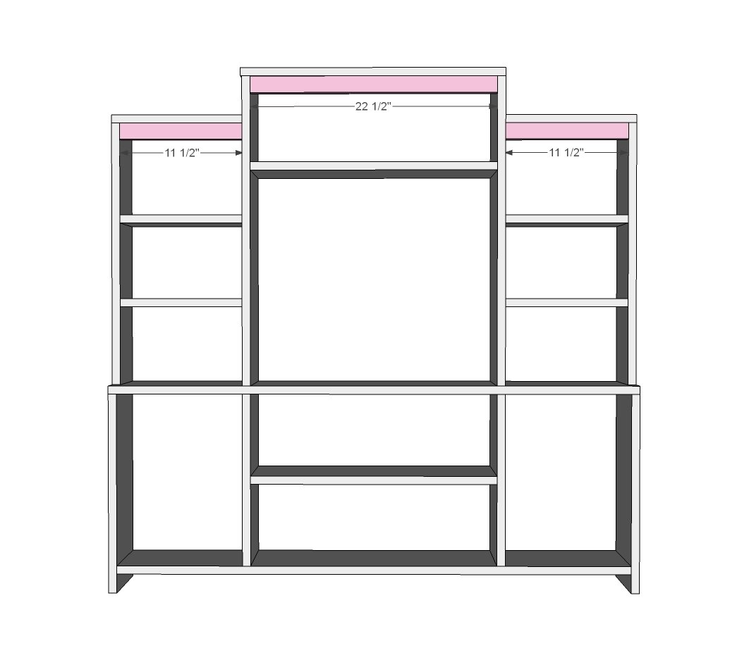 Mini Media Wall for Playhouse or Kids Room — step 4