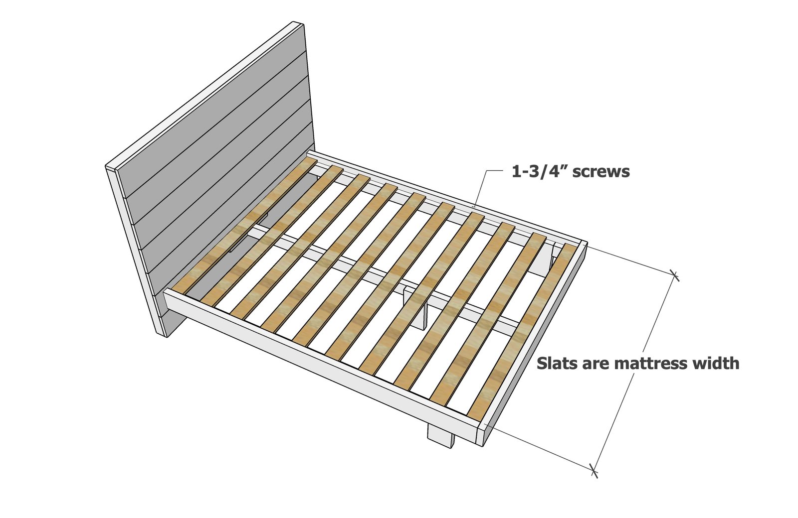 Minimalist Modern Bed — step 6