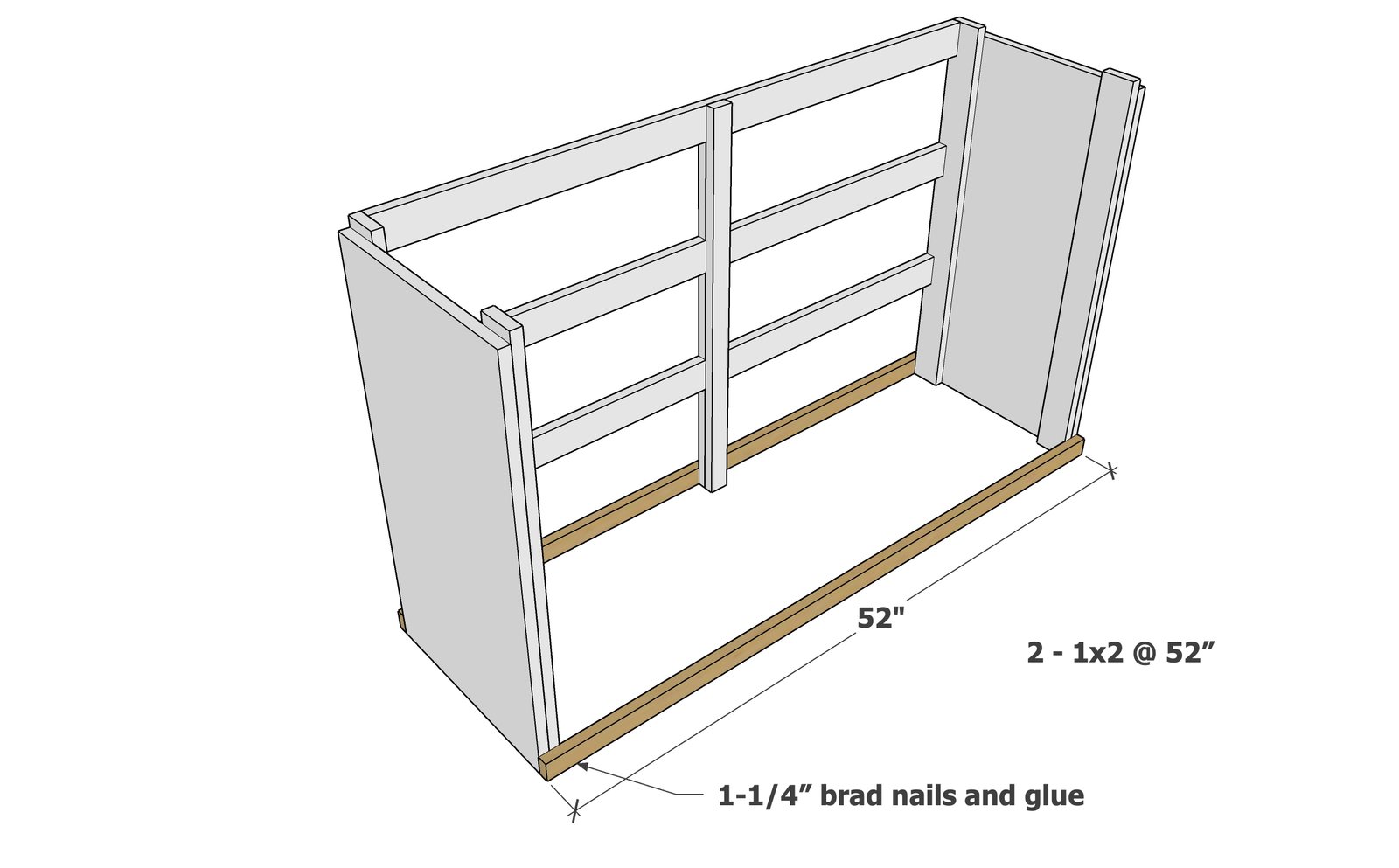 Minimalist Modern Dresser — step 4