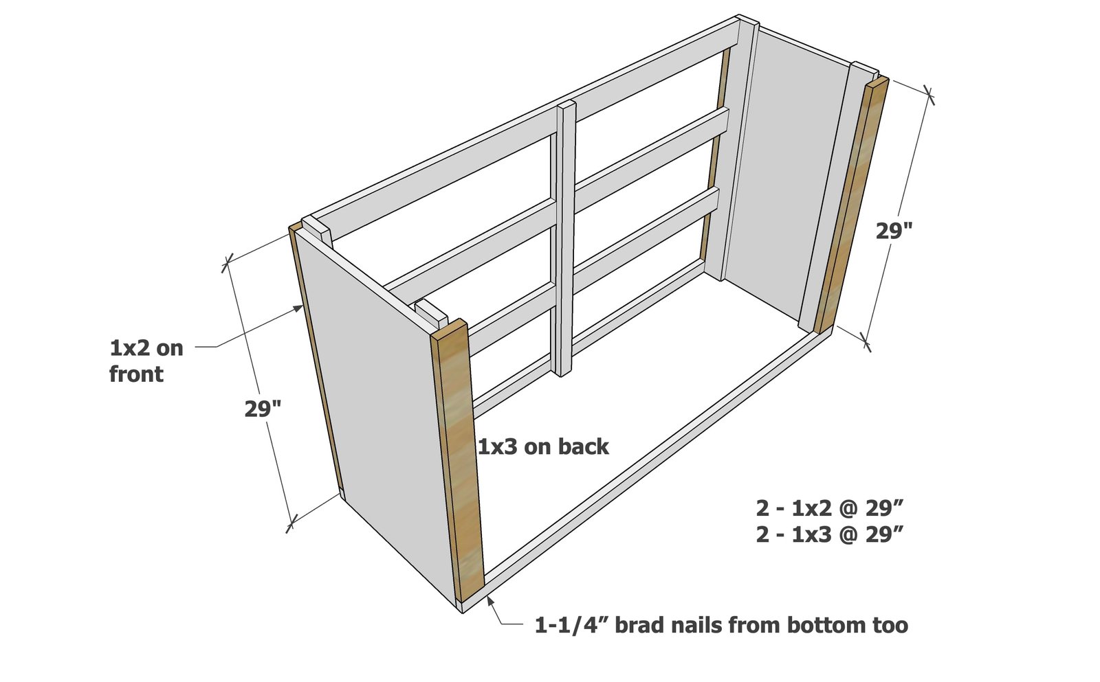 Minimalist Modern Dresser — step 5