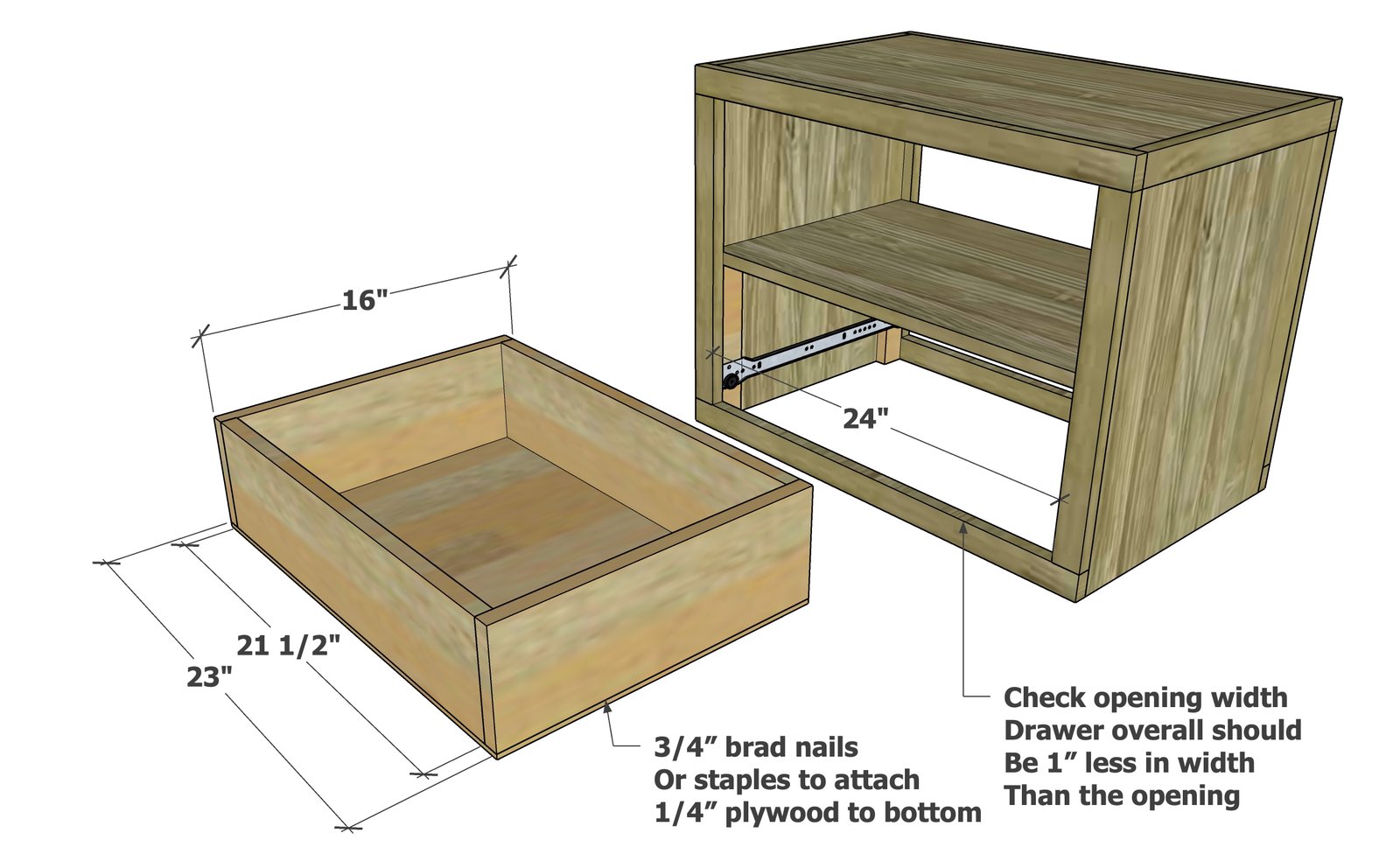 Minimalist Modern Nightstand — step 9