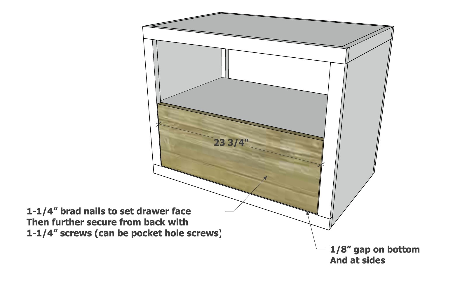 Minimalist Modern Nightstand — step 10