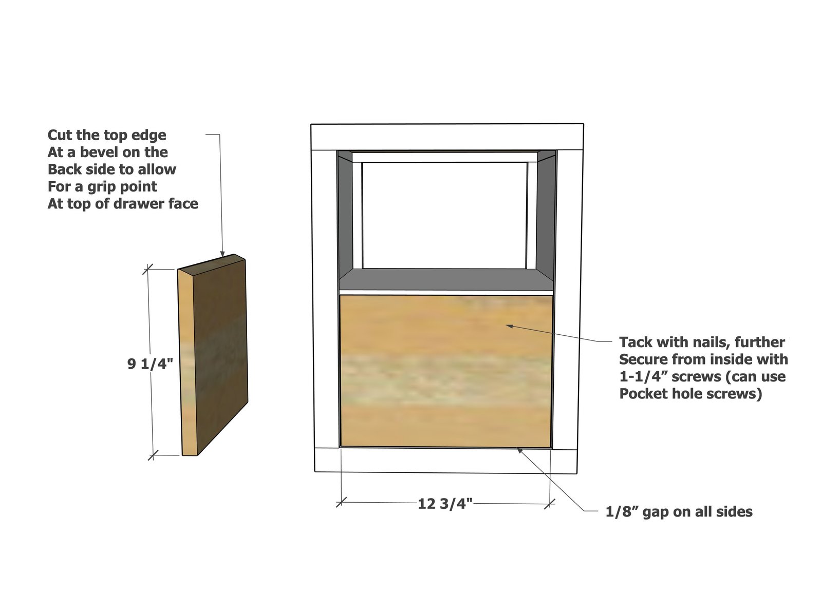 Minimalist Modern Nightstand (Narrow) — step 10