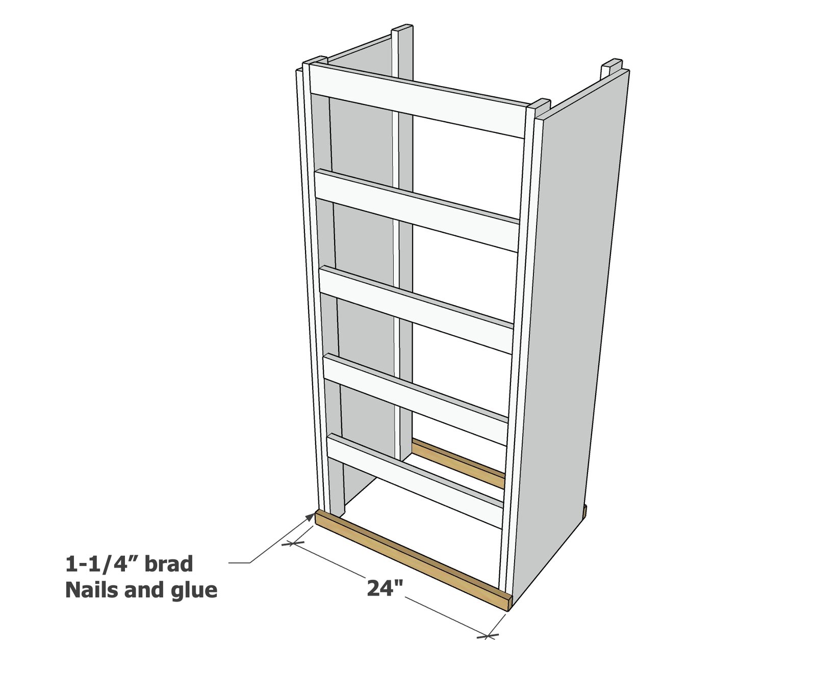 Minimalist Modern Tall Dresser — step 3