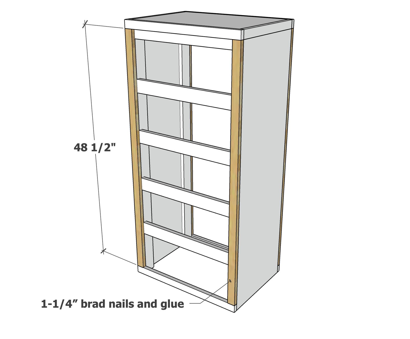 Minimalist Modern Tall Dresser — step 5