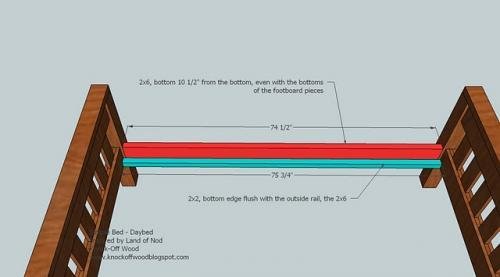 Mission Style Daybed — step 3