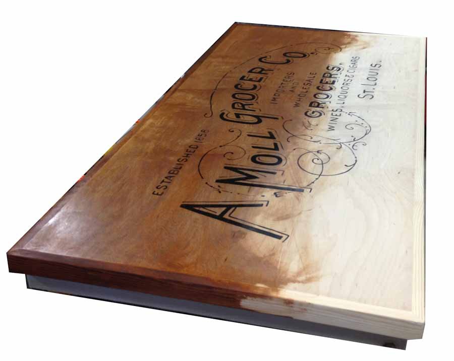 Mission style dining table — step 3