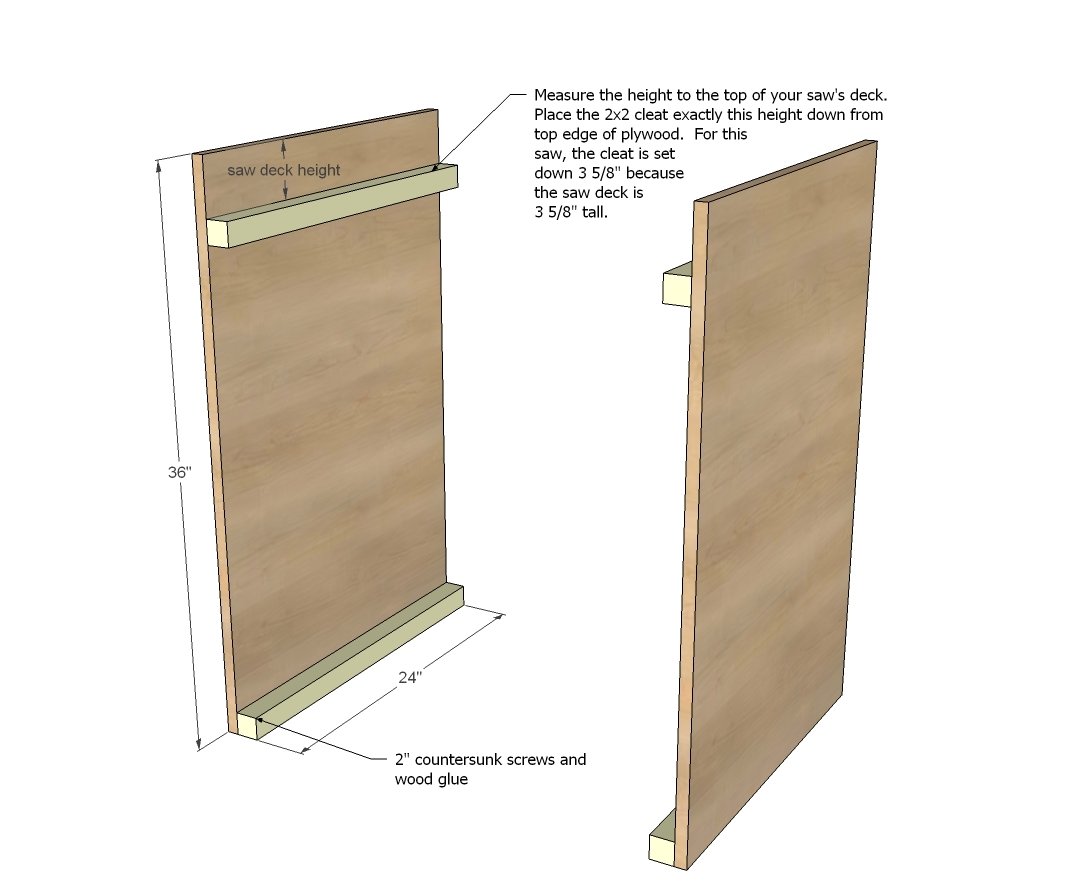 Miter Saw Cart — step 1