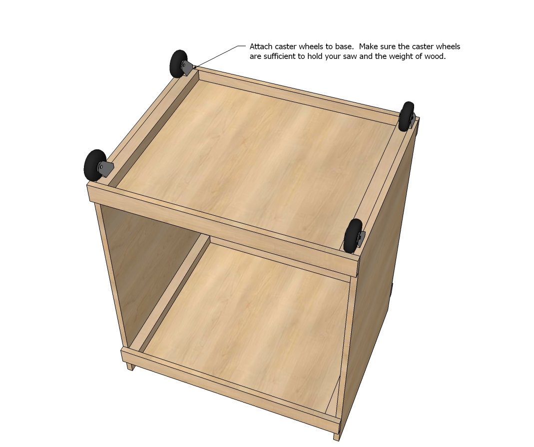 Miter Saw Cart — step 4