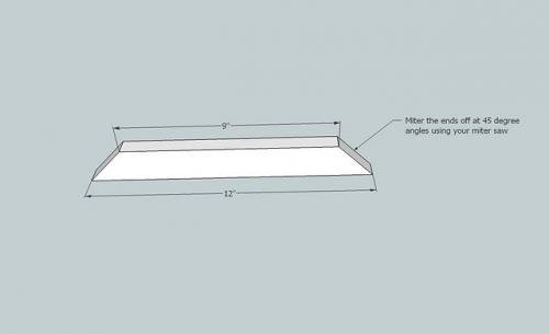 Mitered Corner 1x2 Frames — step 1