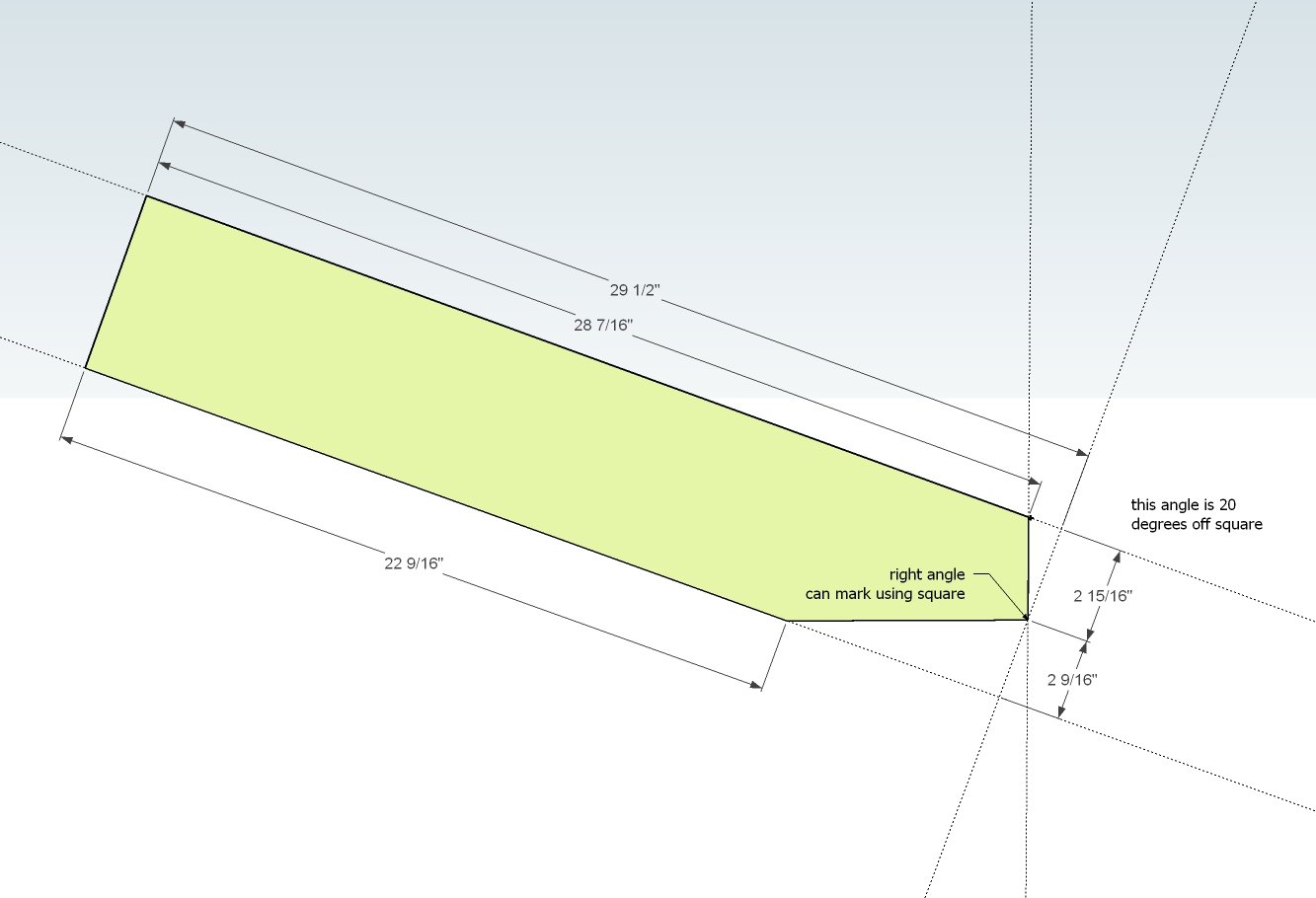 Modern Adirondack Chair — step 1