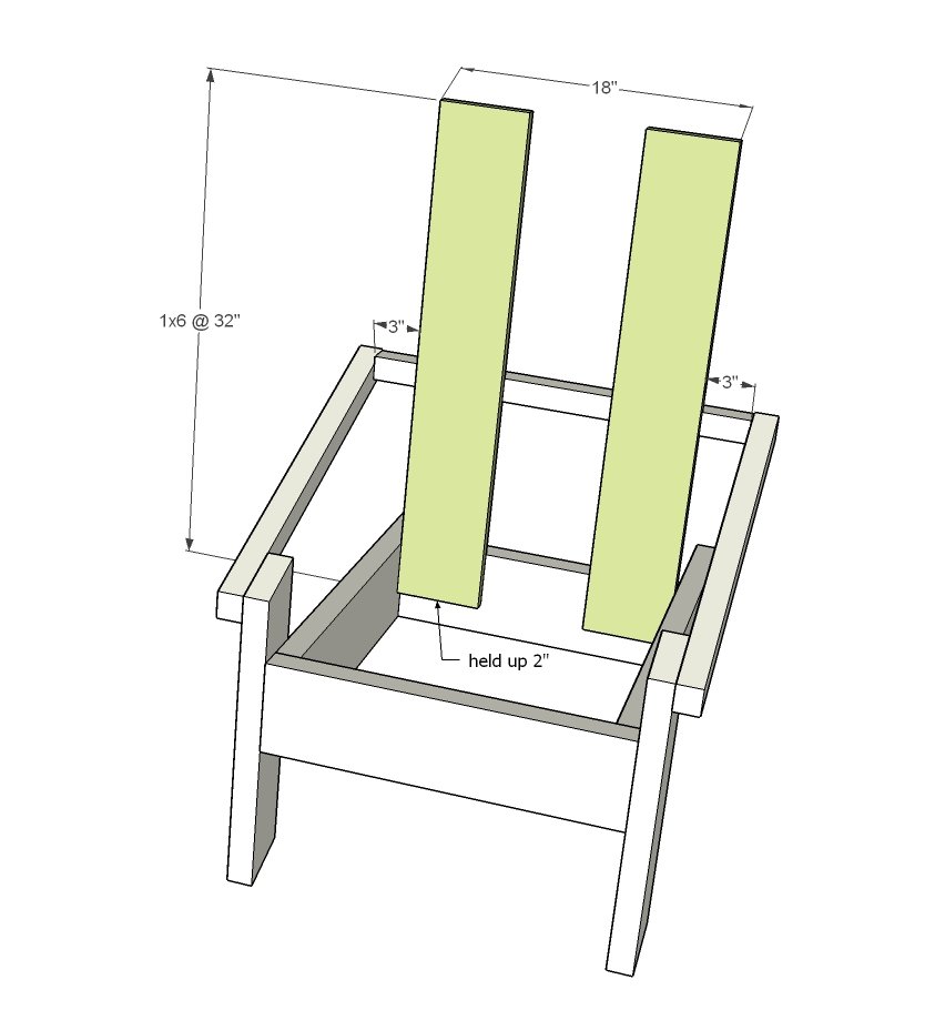 Modern Adirondack Chair — step 7
