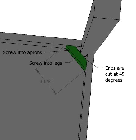 Modern Angle Chair — step 2