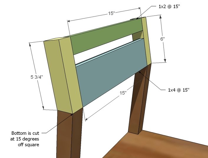 Modern Angle Chair — step 3
