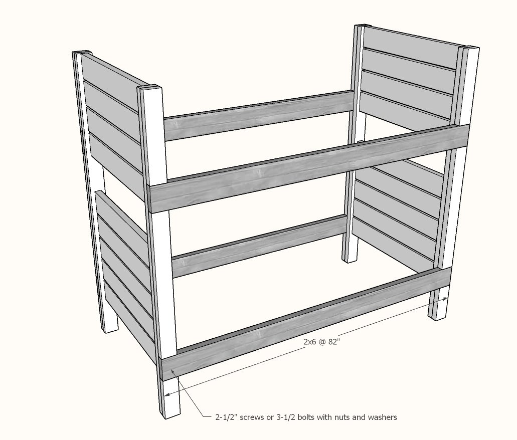 Modern Bunk Beds — step 3