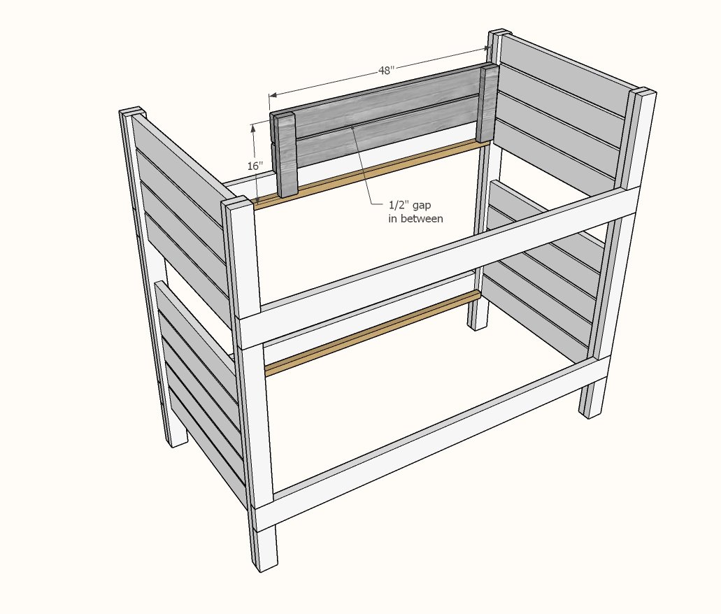 Modern Bunk Beds — step 4