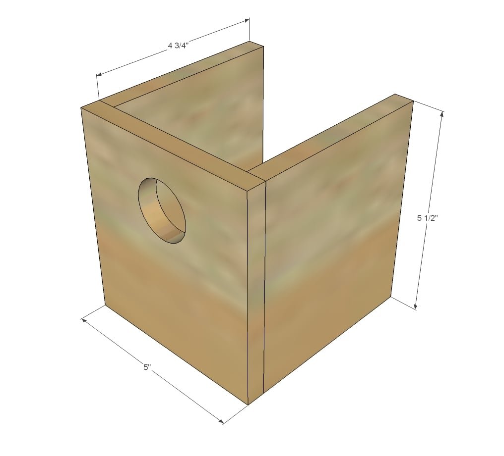 Modern Cedar Fence Picket Birdhouse Kit — step 1