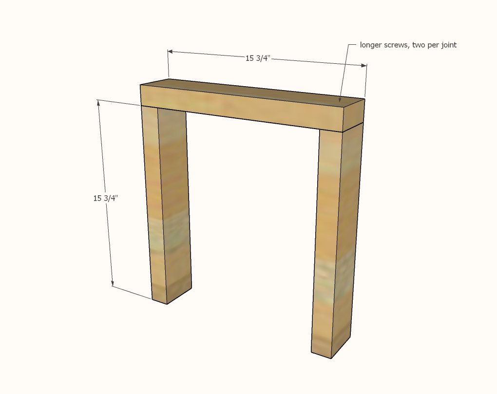 Modern Cedar Outdoor Storage Bench — step 1