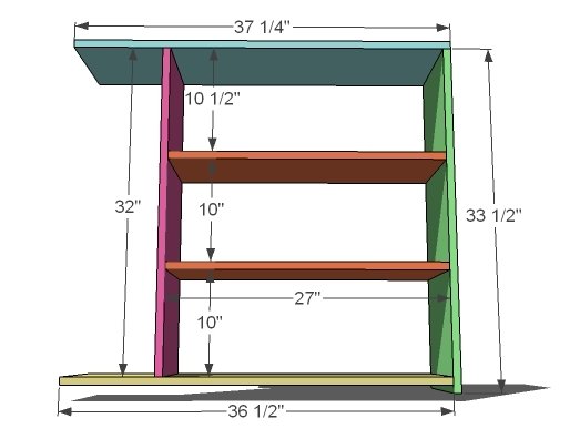Modern Craft Table — step 1