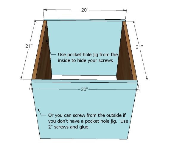 Modern Cutout Nightstand — step 2