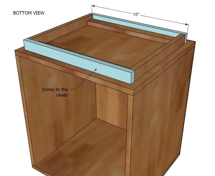 Modern Cutout Nightstand — step 6