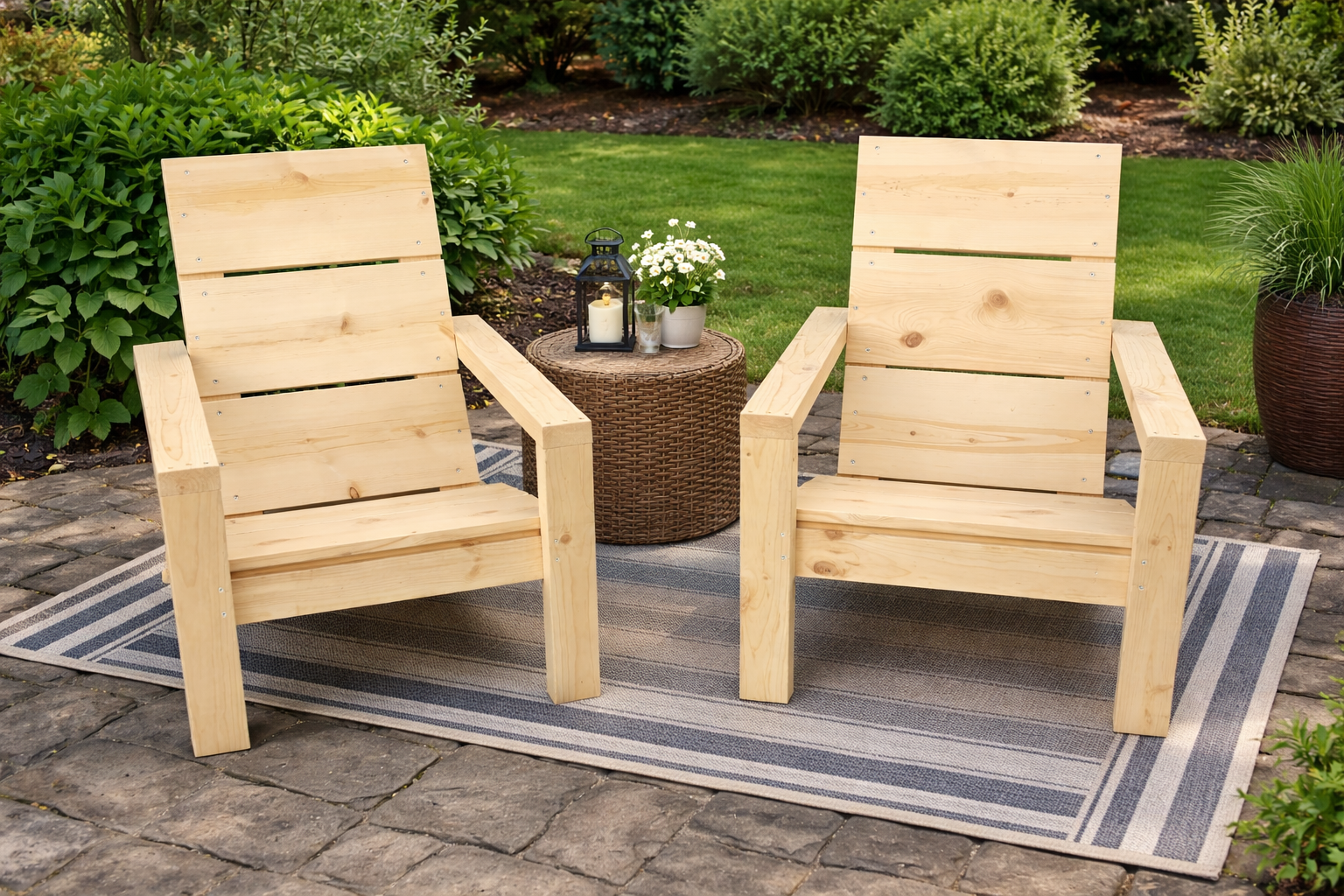 Modern Easy Build Adirondack Chair