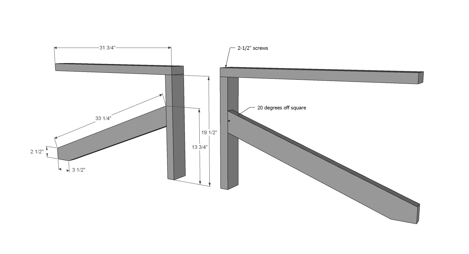 Modern Easy Build Adirondack Chair — step 1