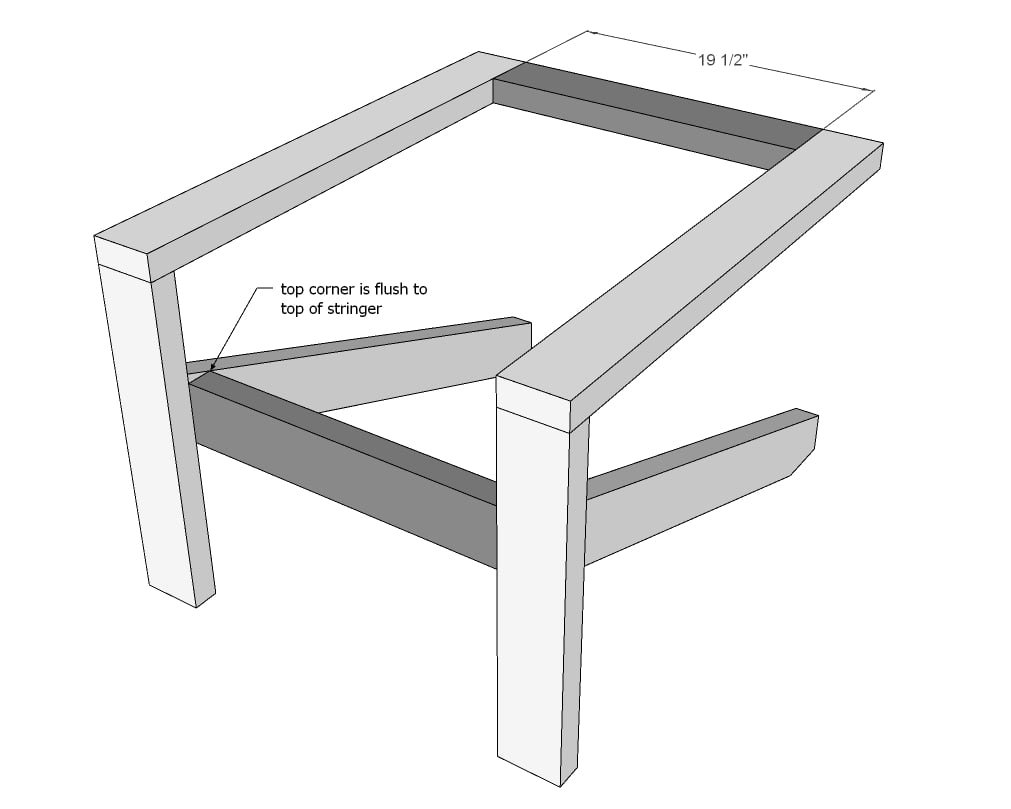 Modern Easy Build Adirondack Chair — step 2