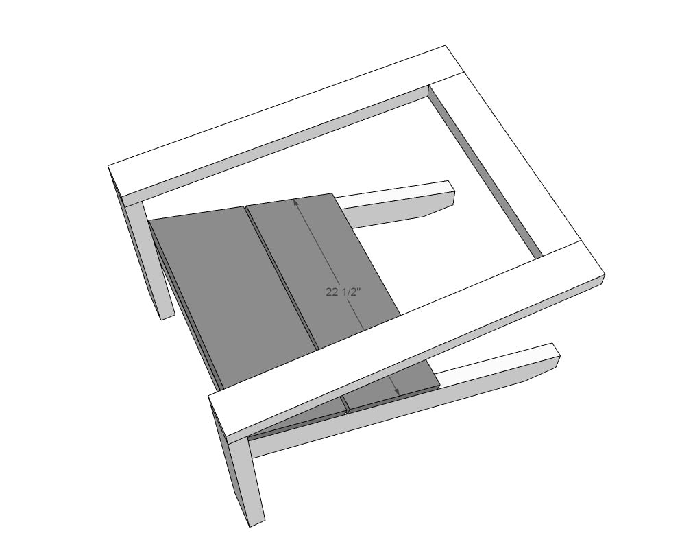 Modern Easy Build Adirondack Chair — step 3