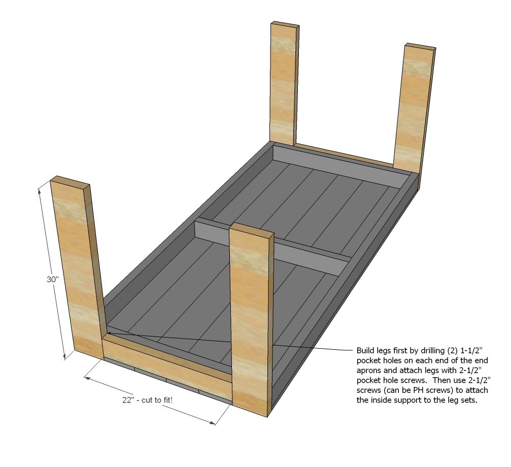 Modern Farm Table — step 3