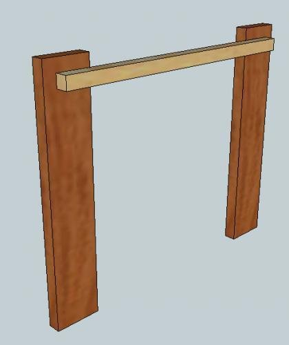 Modern Farm Table — step 1
