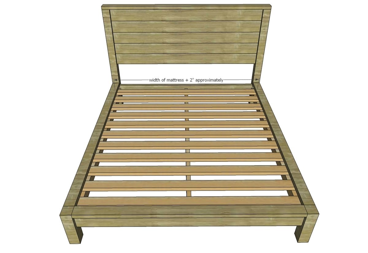 Modern Farmhouse Bed Frame — step 10