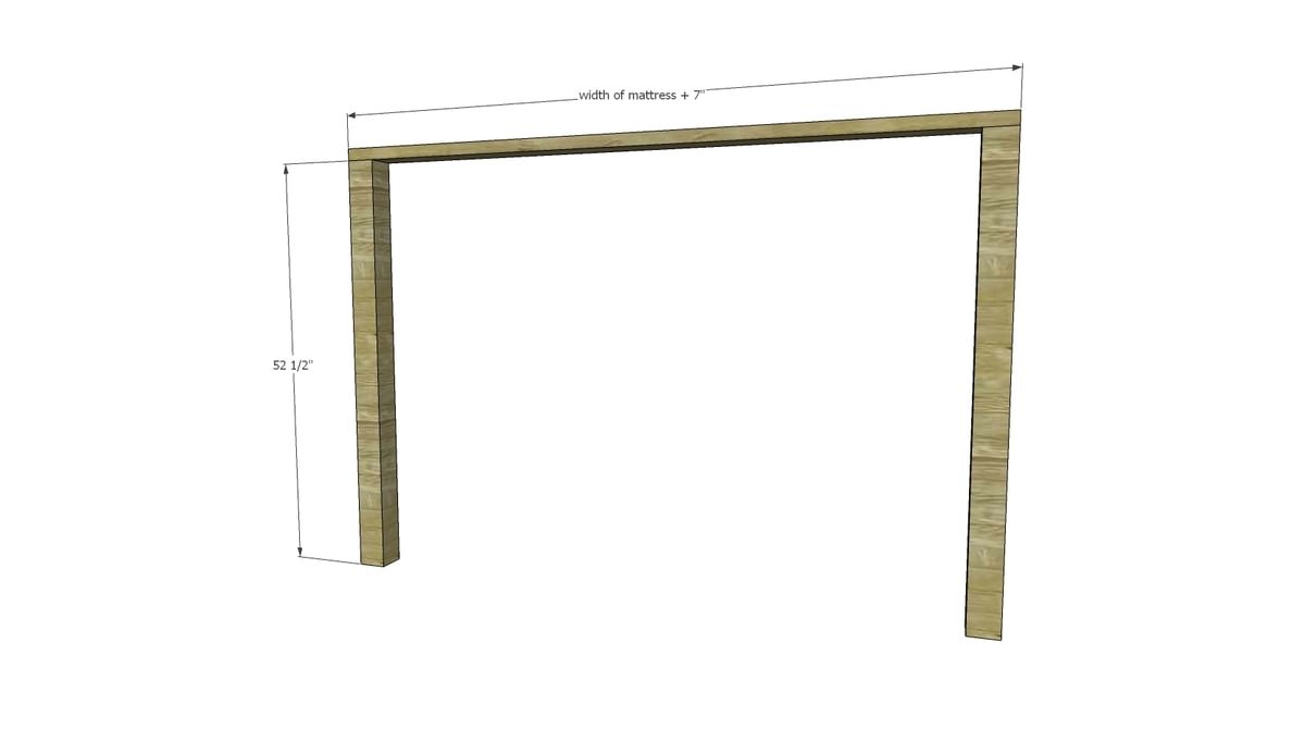 Modern Farmhouse Bed Frame — step 1