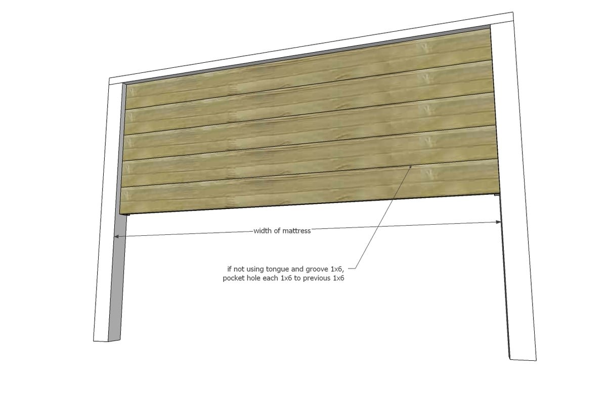 Modern Farmhouse Bed Frame — step 4