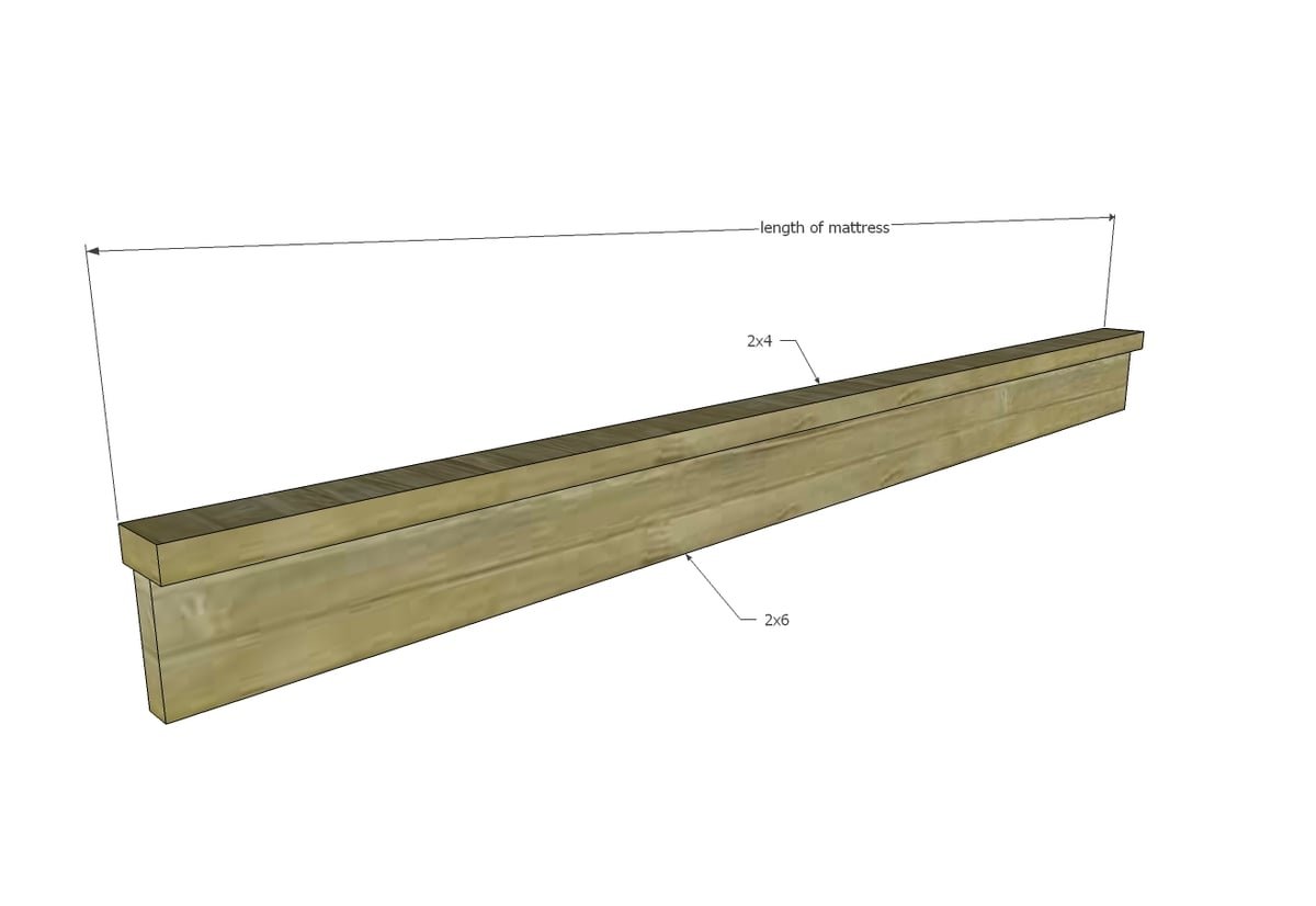 Modern Farmhouse Bed Frame — step 6