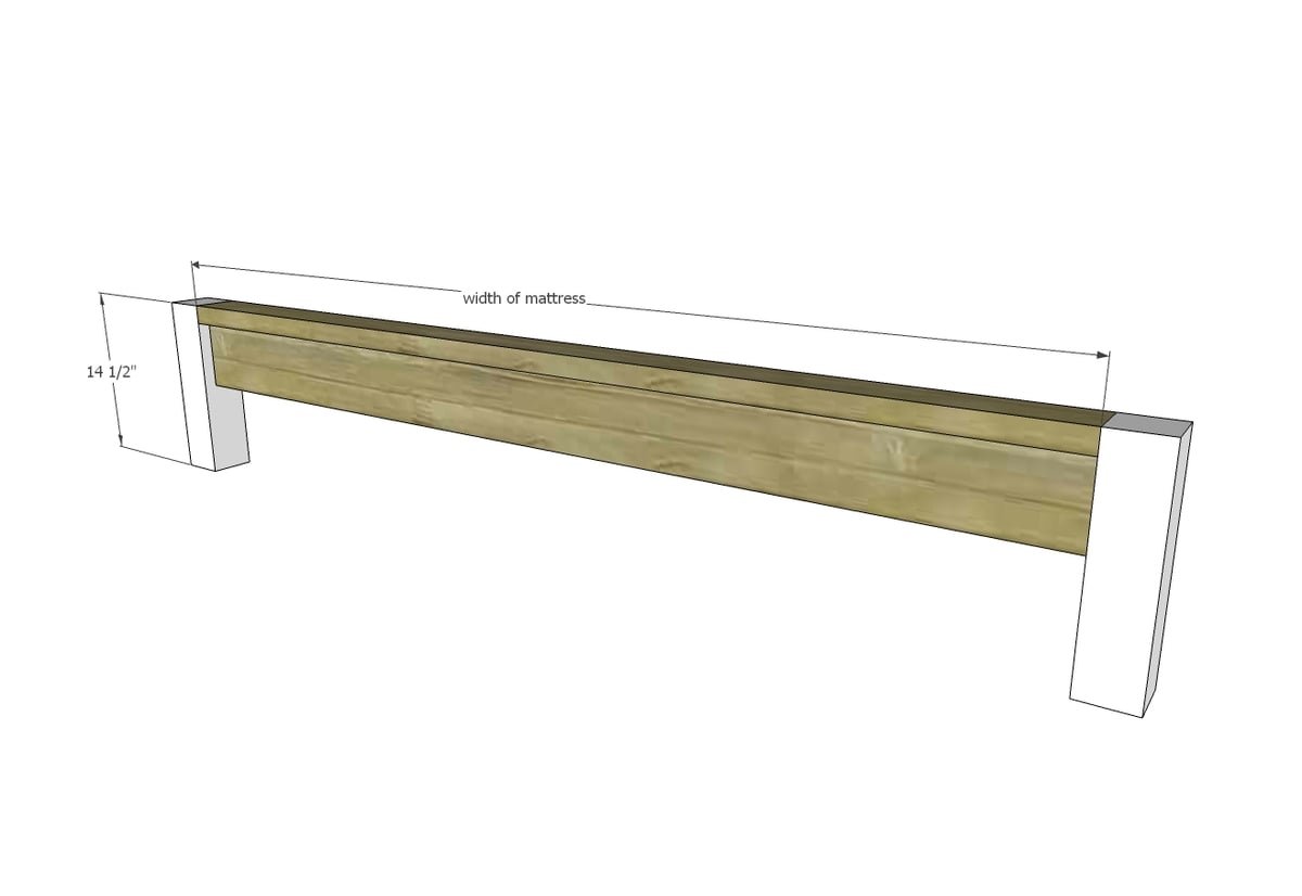 Modern Farmhouse Bed Frame — step 7