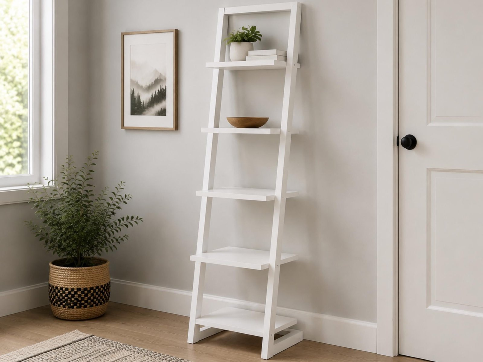 Modern Freestanding Angle Shelf