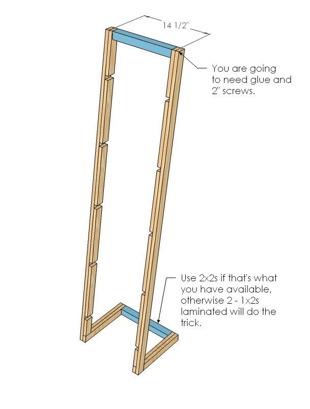Modern Freestanding Angle Shelf — step 4