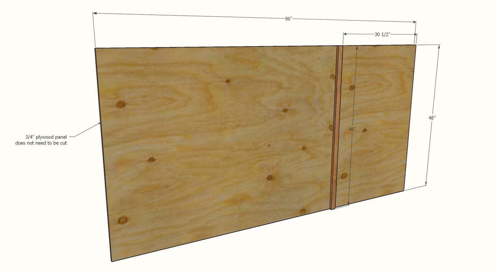 Modern Geo Headboard — step 1