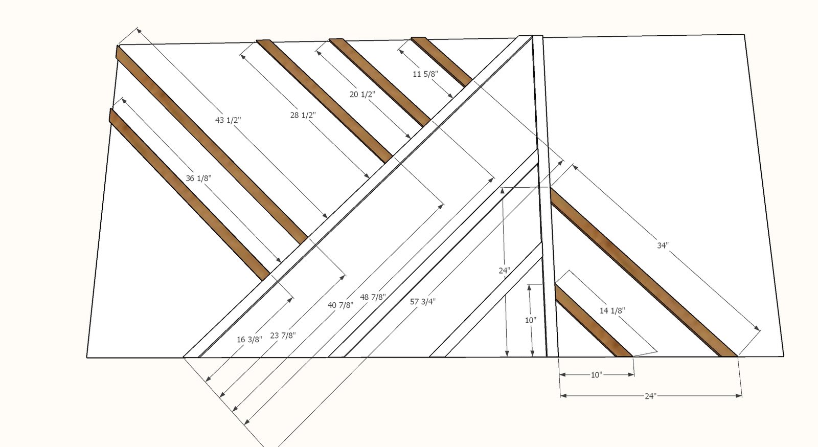 Modern Geo Headboard — step 3