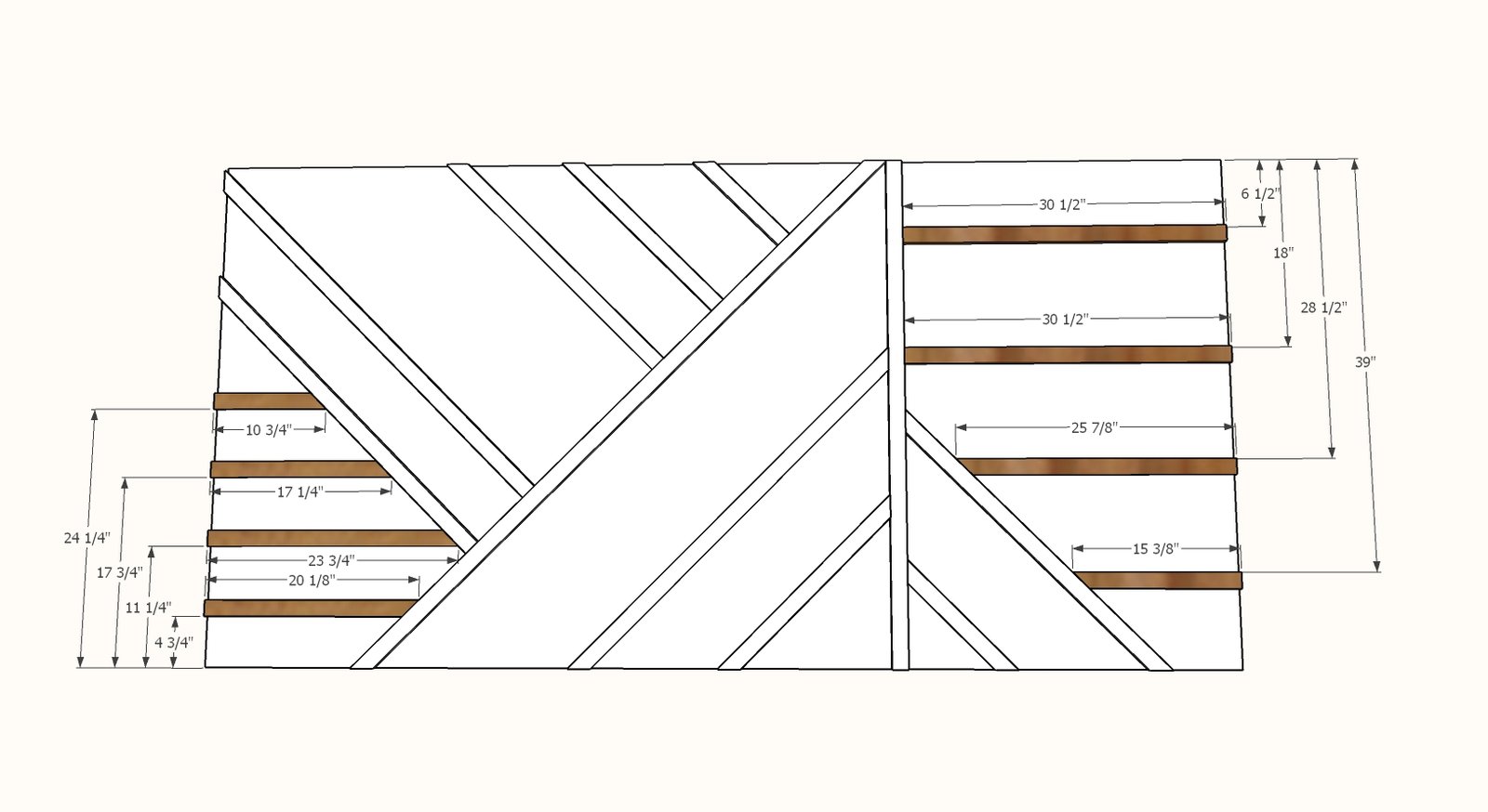 Modern Geo Headboard — step 4