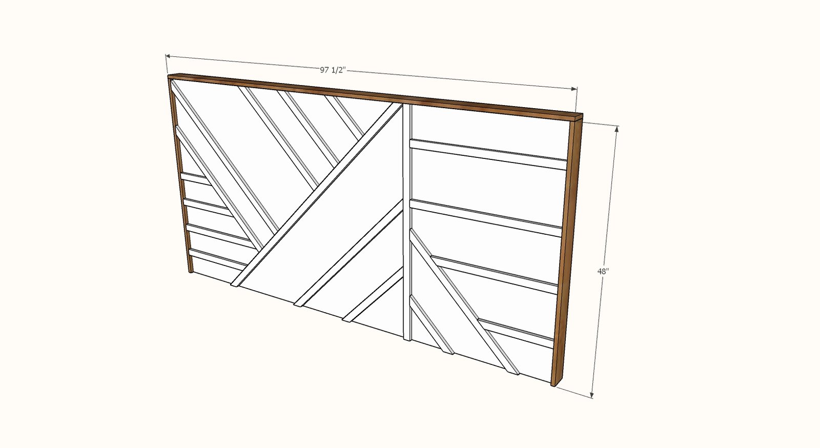 Modern Geo Headboard — step 5