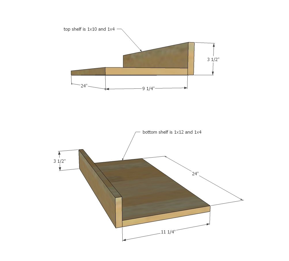 Modern Kids Bookrack — step 2